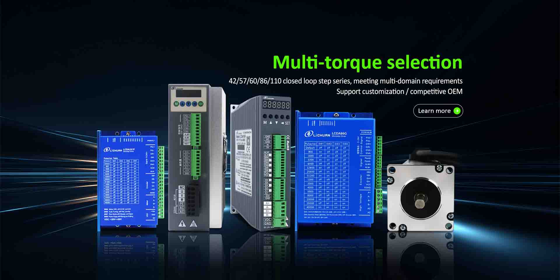 Kina lukket sløyfe åpnet sløyfe-trinnmotordriverfabrikk