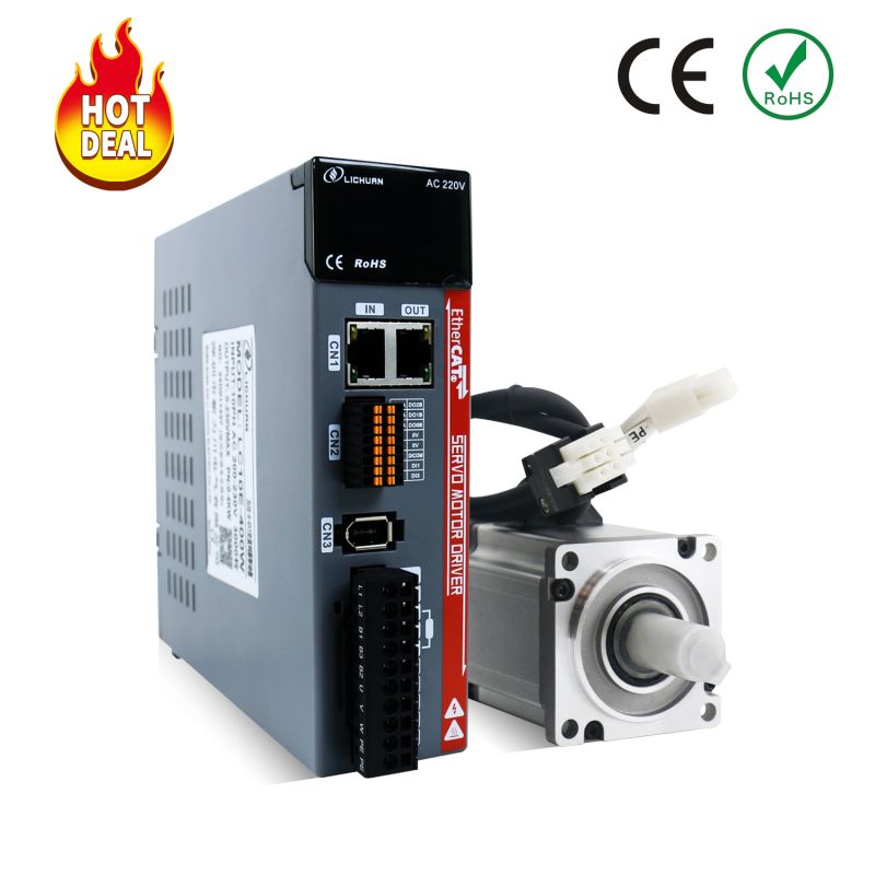 Ethercat AC-servomotor 400W 3000rpm 1,27nm A-sett